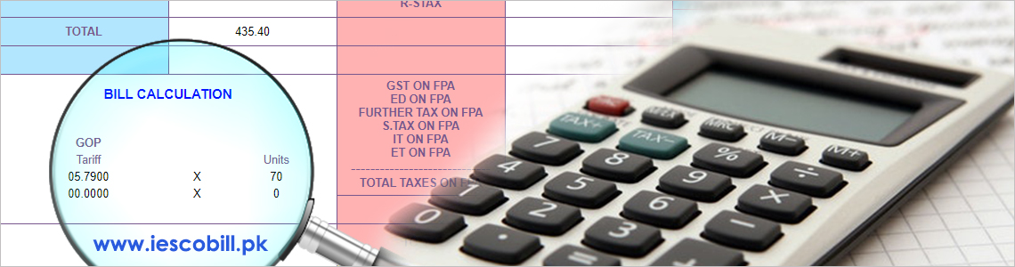 IESCO Bill Calculator Online Enter Units And Know Estimate 